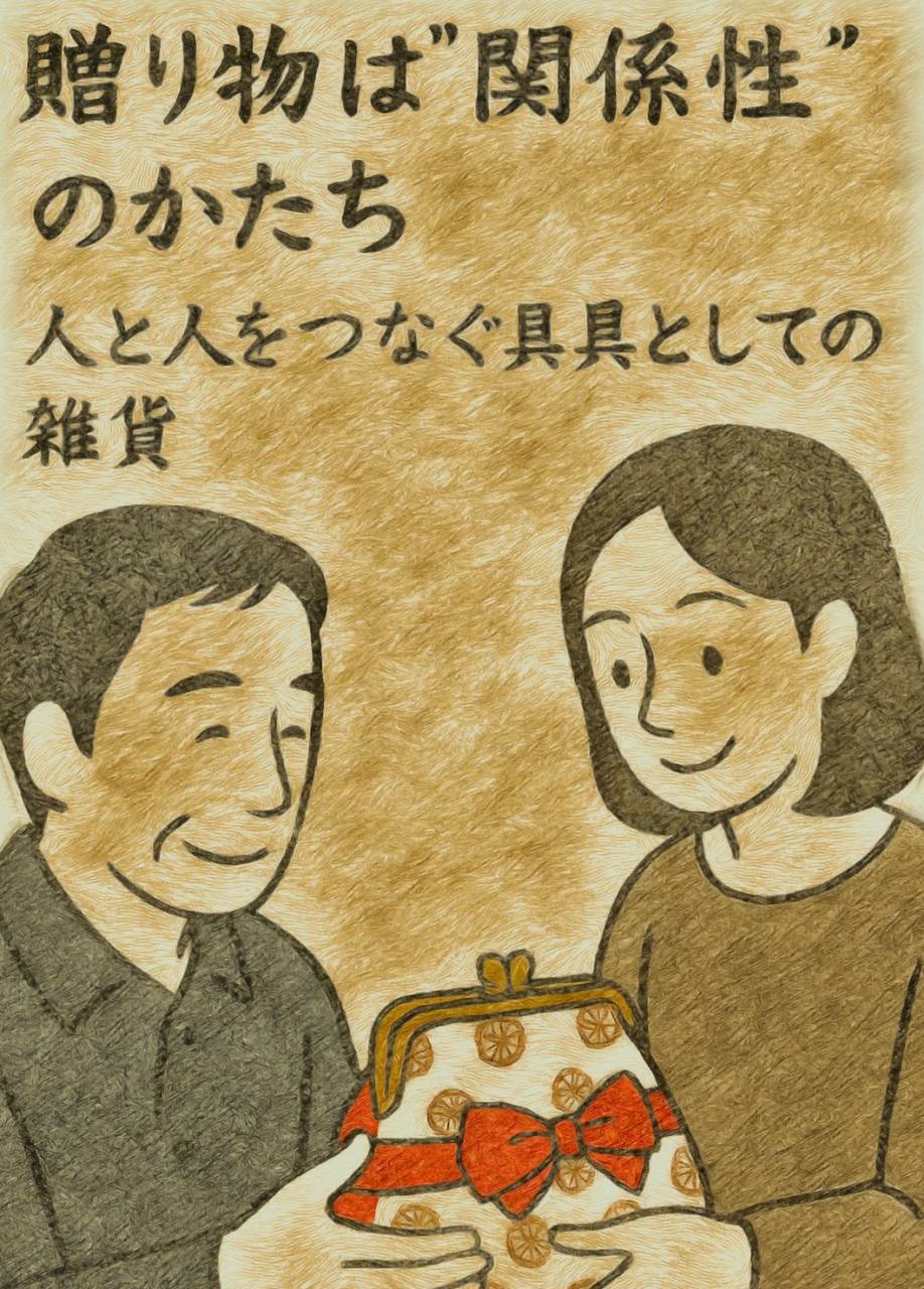 贈り物は“関係性“のかたち　　人と人をつなぐ道具としての雑貨