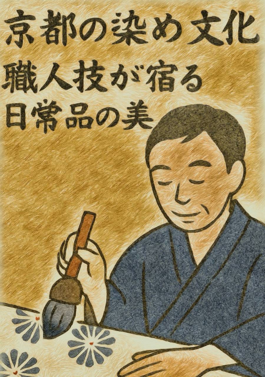 京都の染め文化と雑貨　　職人技が宿る日常品の美