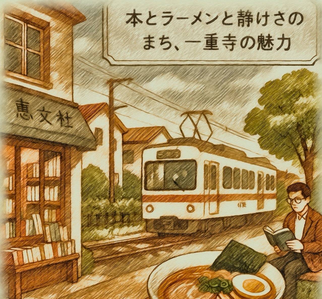 本とラーメンと静けさのまち、一乗寺の魅力